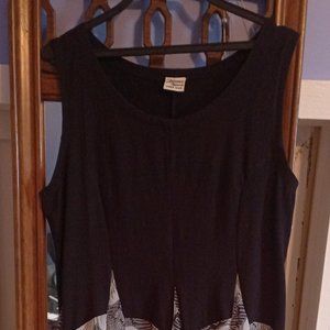 Sleeveless Bohemian Midi Dress with Floaty, Adjustable Floral Skirt